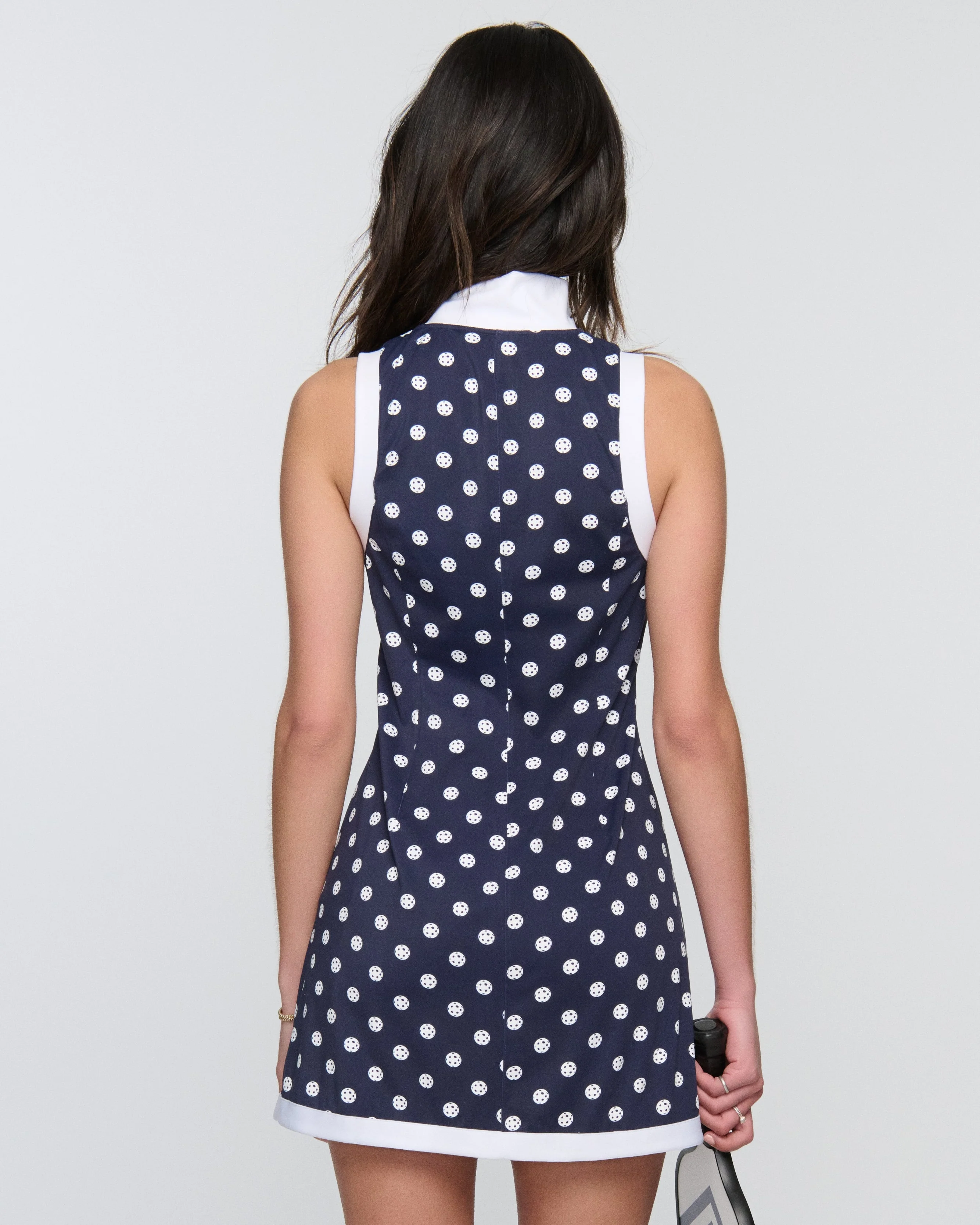 Yasmin Pickleball Dress with Zip Front – Sleek Performance Style - Image 8